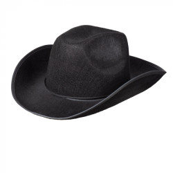 Kovbojský klobouk černý rodeo