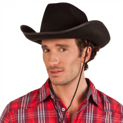 Kovbojský klobouk černý rodeo
