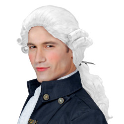 Paruka vévoda bílá historická