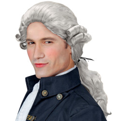 Paruka pánská historická šedivá
