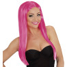 Paruka růžová dlouhá dámská Paruka růžová dlouhá dámská