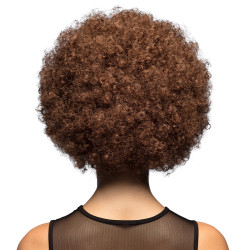 Paruka afro hnědá XL