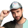 Kšiltovka disco stříbrná Kšiltovka disco stříbrná