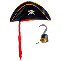 Sada pirát  s kloboukem