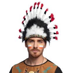 Indiánská čelenka péřová Mohawk