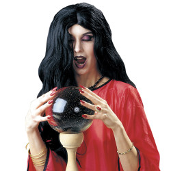 Černá paruka čarodějka