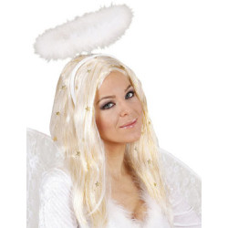 Andělská paruka s hvězdami