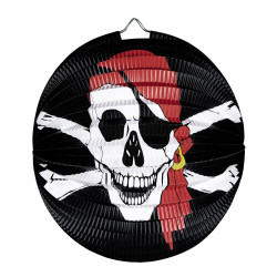Lampion pirátský kulatý