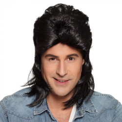 Pánská paruka černá retro