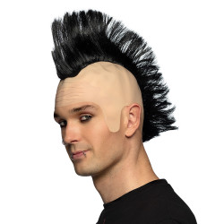 Paruka punk číro černé