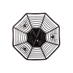 Čarodějnický košík na stůl motiv pavouk