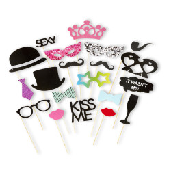 Sada pro fotokoutek Svatba 20 ks