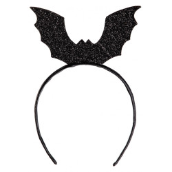 Čelenka s třpytivým netopýrem