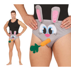 Vtipné pánské slipy králíček s mrkvičkou