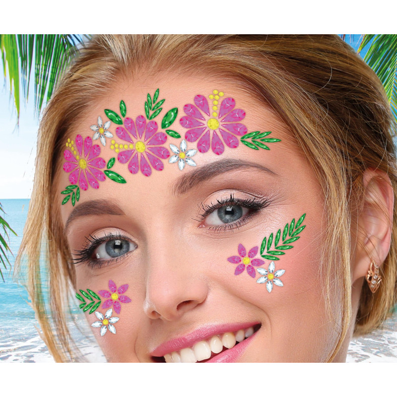 Dočasné havajské tetování motiv květina Dočasné havajské tetování motiv květina