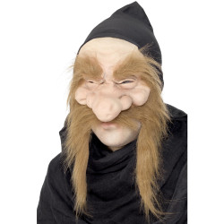 Latexová maska trpaslík hnědý
