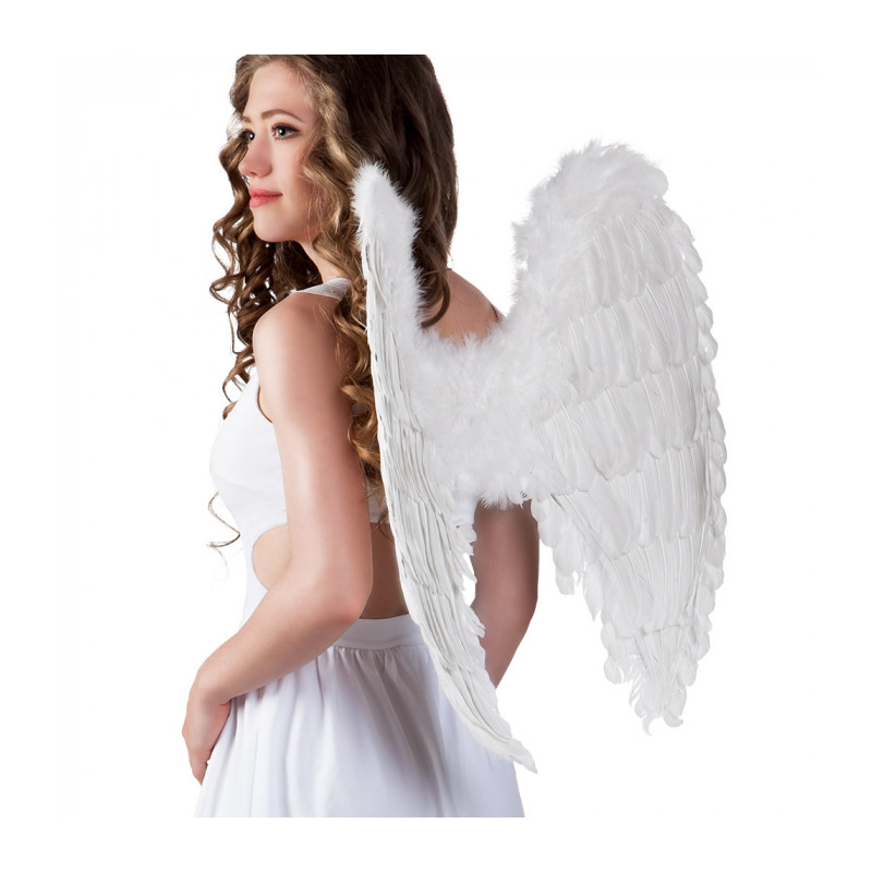 Křídla andělská bílá 65 x 65cm