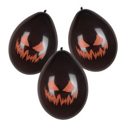 Halloweenské latexové balónky 6 ks