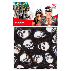 Šátek pirát s lebkami