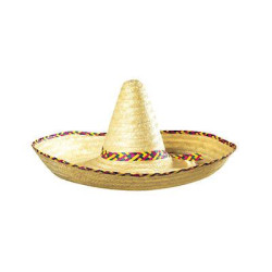 Mexické slaměné sombréro 65cm
