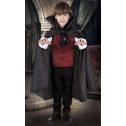 Plášť černý s límcem dětský 75 cm