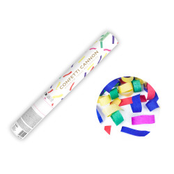 Konfety vystřelovací barevné 40 cm